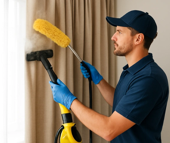 Trusted drapes cleaning technician Matty Curtain Cleaning acacia-gardens-nsw QLD