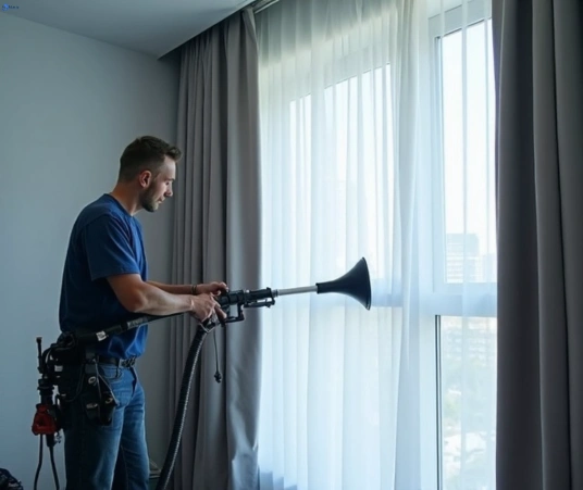 Professional commercial curtain cleaning process equipment Matty Curtain Cleaning acacia-gardens-nsw
